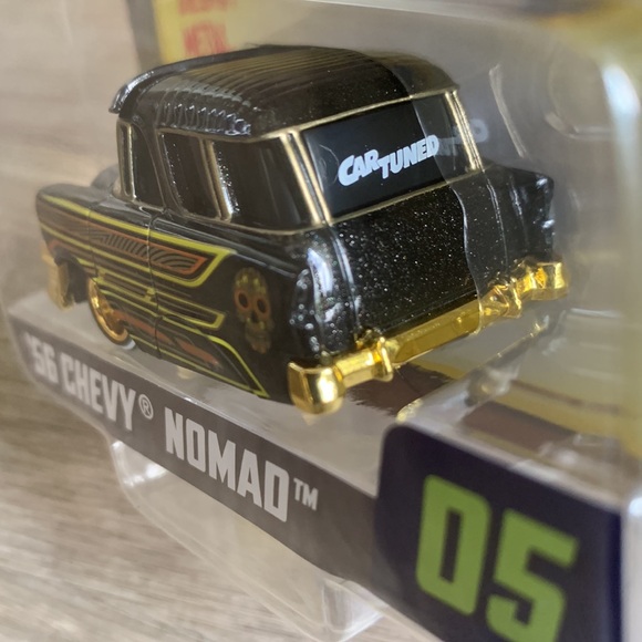 Car Tuned Series 1 56 Chevy Nomad 1956 Lowrider Black Diecast Metal CarTuned New - Picture 6 of 8